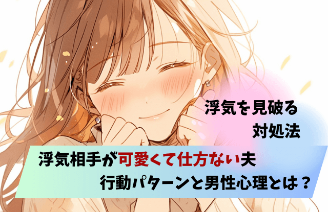 浮気相手が可愛くて仕方ない,夫,男性心理,可愛くて仕方ない,対処法