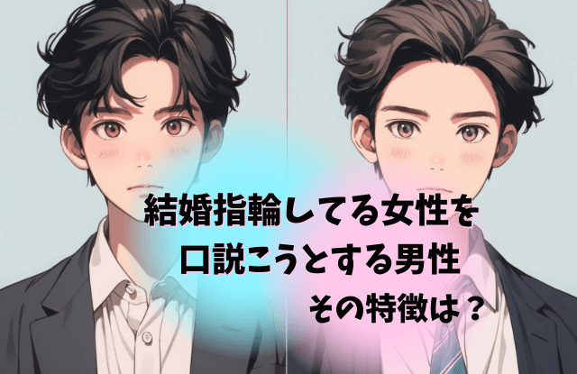 結婚指輪してる女性,モテる,結婚してる,既婚者,既婚女性,モテる,理由,男性心理,特徴,方法,コツ,魔法の言葉