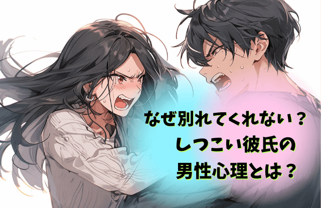 彼氏,別れてくれない,しつこい,理由,男性心理,男性,心理,別れ方,魔法の言葉,対処法,方法,別れたくない